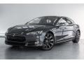 2014 Grey Metallic Tesla Model S P85D Performance  photo #13