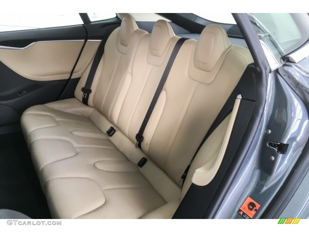 2014 Tesla Model S P85D Performance Rear Seat Photos