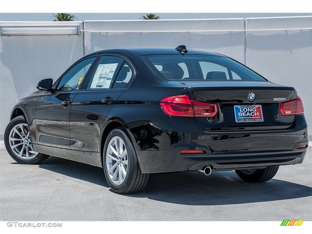 2018 3 Series 320i Sedan - Jet Black / Black photo #4