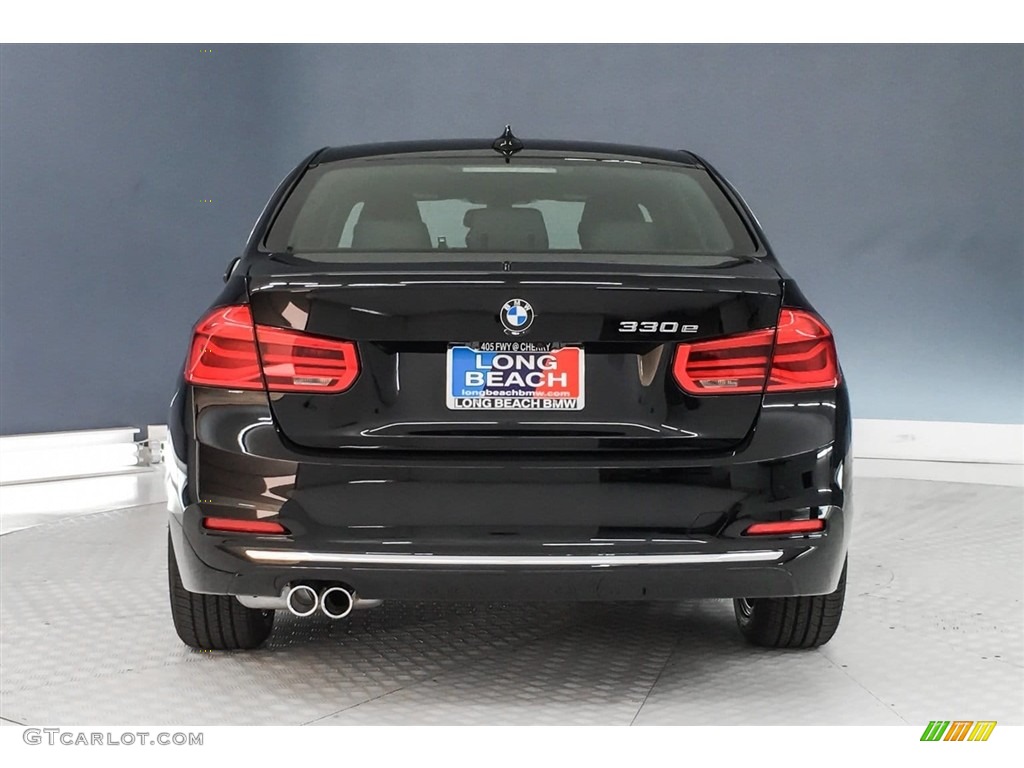 2018 3 Series 330e iPerformance Sedan - Jet Black / Black photo #4