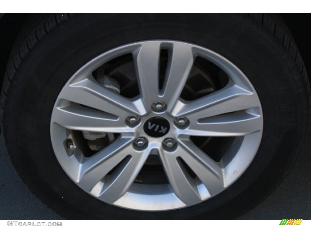 2017 Sportage LX AWD - Clear White / Black photo #4