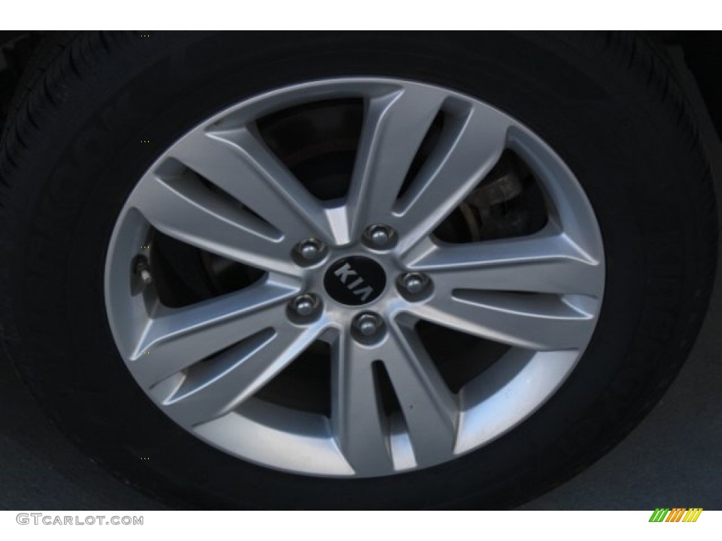 2017 Sportage LX AWD - Clear White / Black photo #5