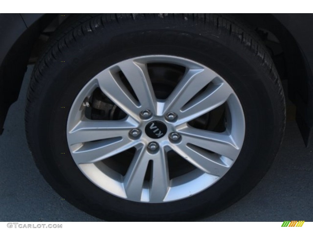 2017 Sportage LX AWD - Clear White / Black photo #11