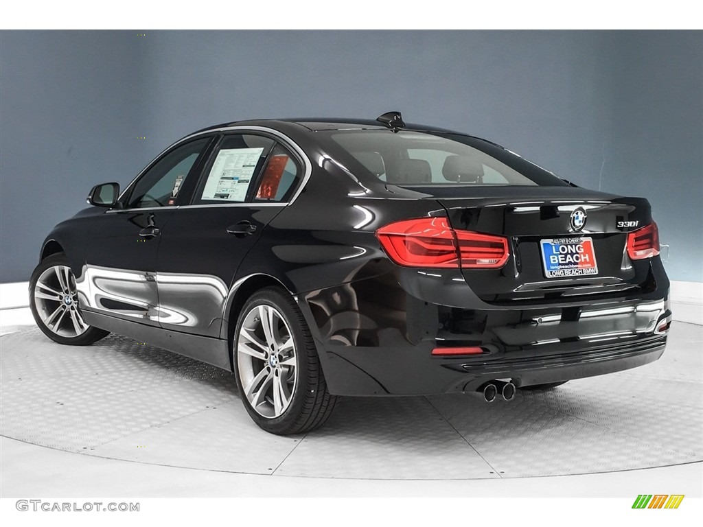 2018 3 Series 330i Sedan - Jet Black / Black photo #3