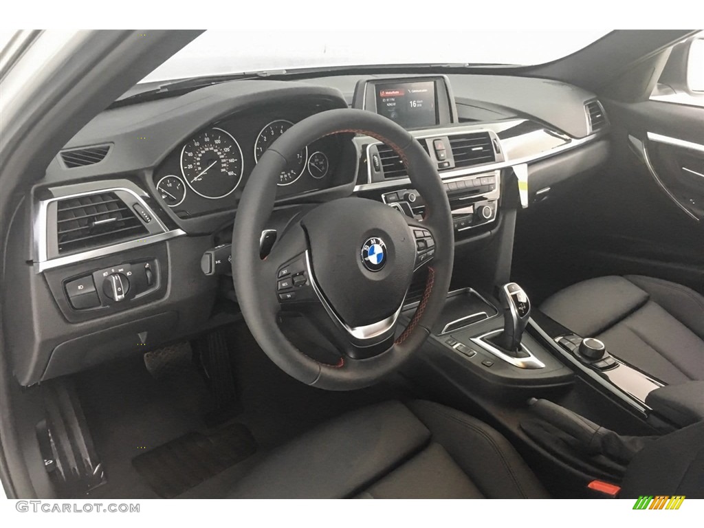 2018 3 Series 330i Sedan - Glacier Silver Metallic / Black photo #6