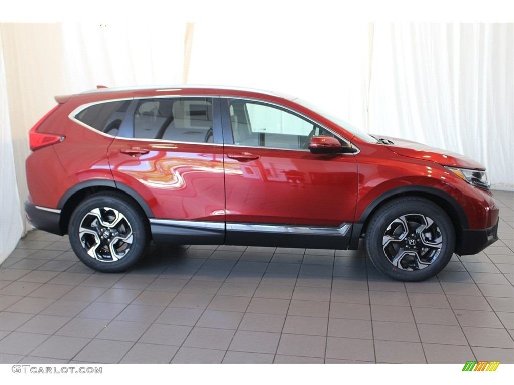 2018 CR-V Touring - Molten Lava Pearl / Ivory photo #3