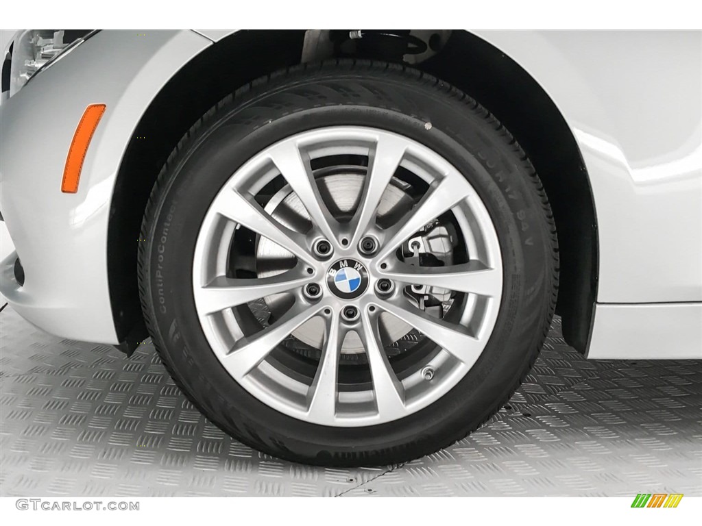 2018 3 Series 320i Sedan - Glacier Silver Metallic / Black photo #9