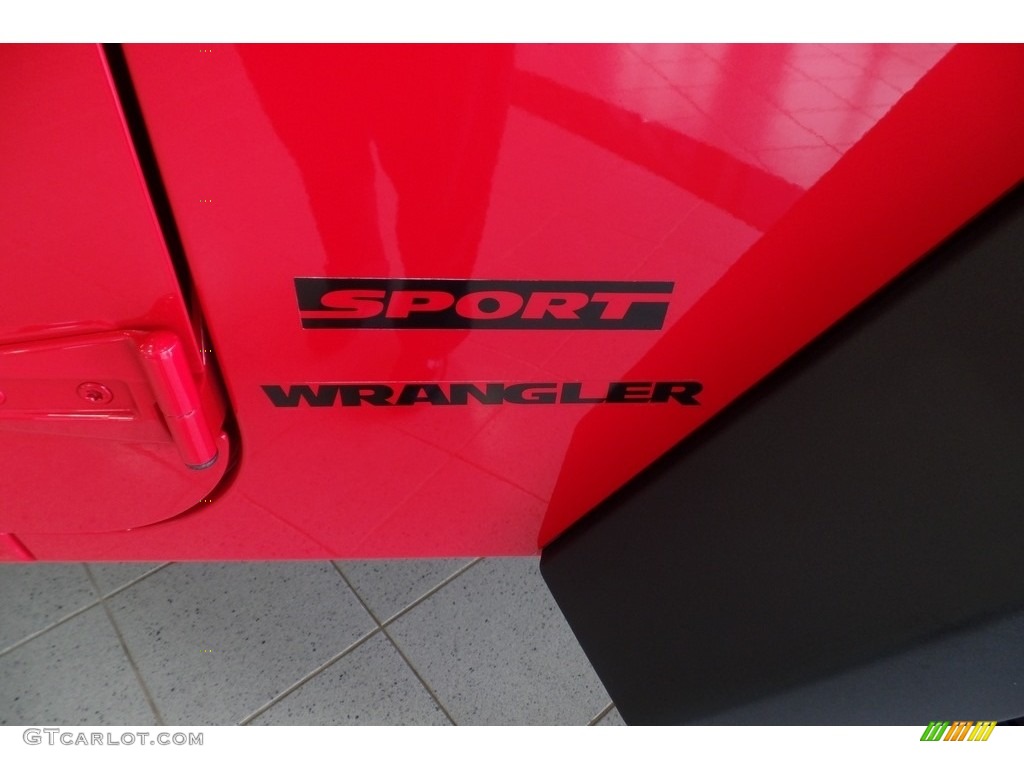 2017 Wrangler Sport 4x4 - Firecracker Red / Black photo #6