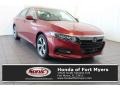 2018 Radiant Red Metallic Honda Accord EX-L Sedan  photo #1