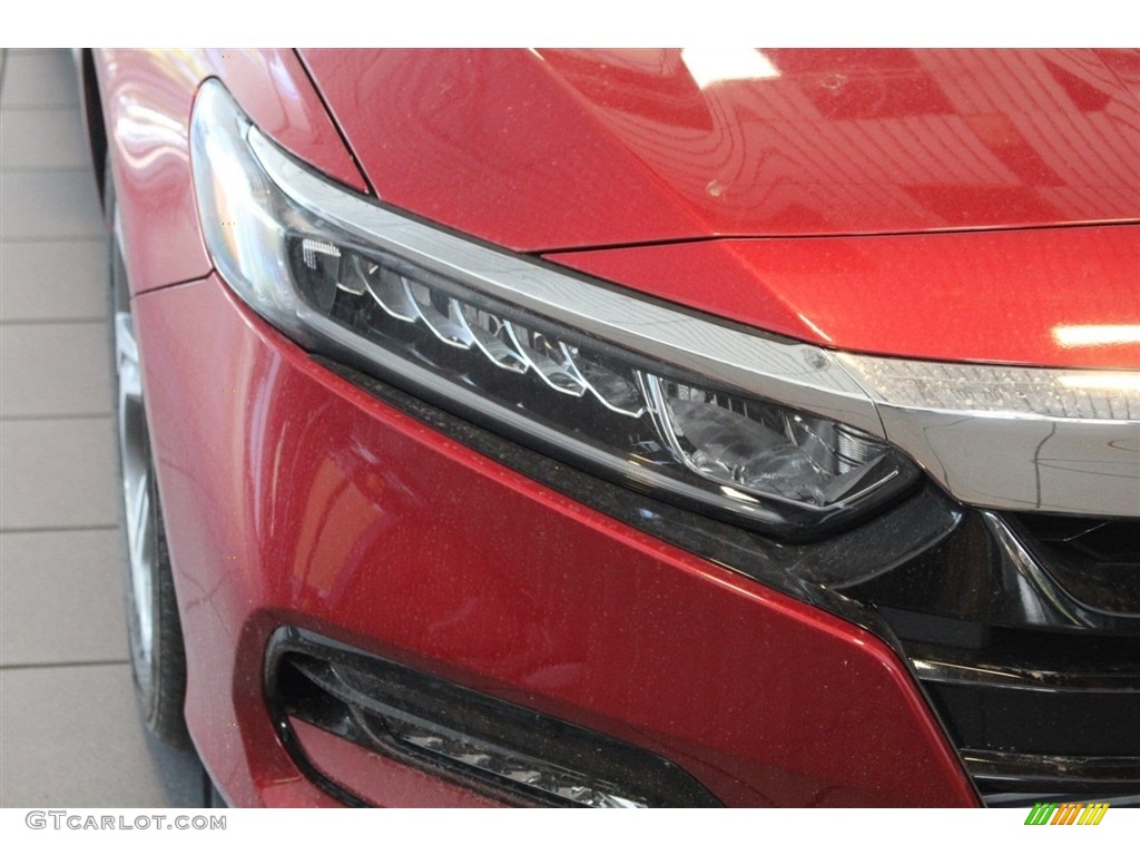 2018 Accord EX-L Sedan - Radiant Red Metallic / Ivory photo #6