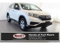 2015 White Diamond Pearl Honda CR-V LX AWD  photo #1