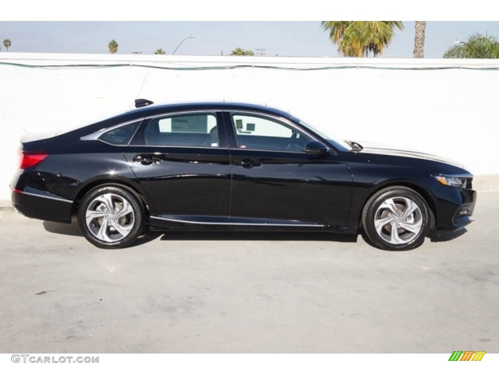 2018 Accord EX Sedan - Crystal Black Pearl / Black photo #9