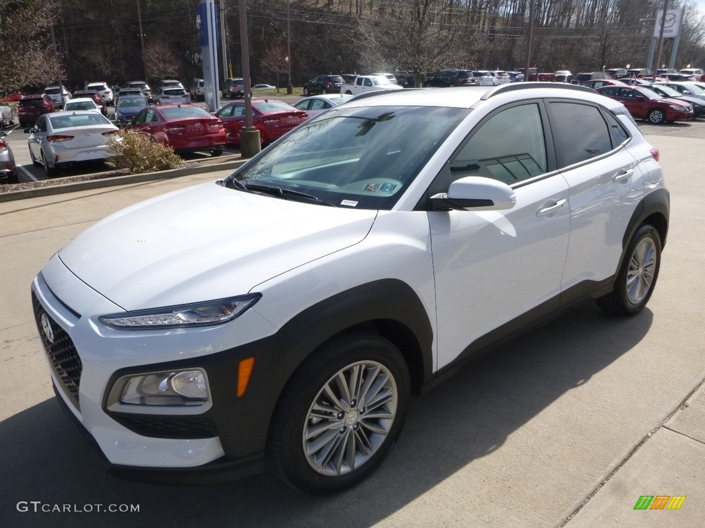 Chalk White 2018 Hyundai Kona SEL AWD Exterior Photo #126101573