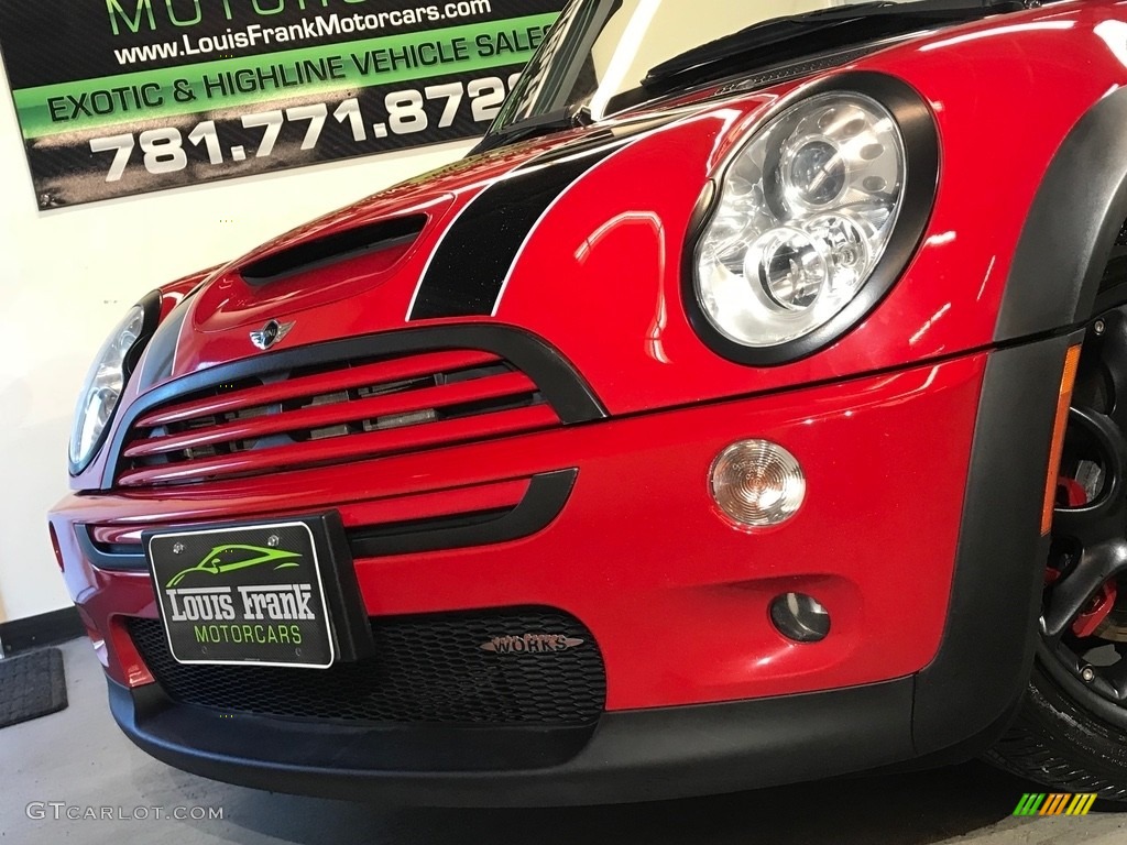 2007 Cooper S John Cooper Works Convertible - Chili Red / Grey/Carbon Black photo #24