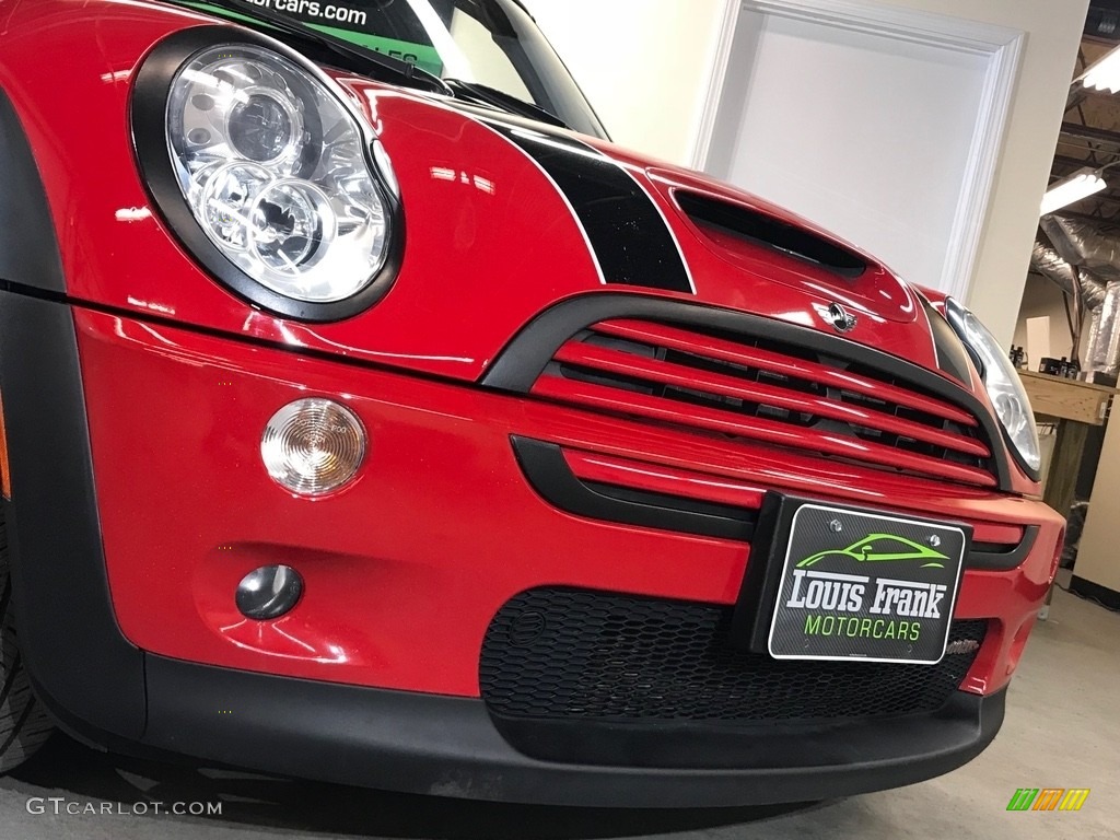 2007 Cooper S John Cooper Works Convertible - Chili Red / Grey/Carbon Black photo #26