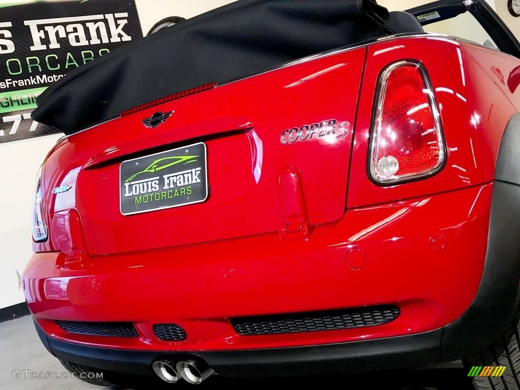 2007 Cooper S John Cooper Works Convertible - Chili Red / Grey/Carbon Black photo #27