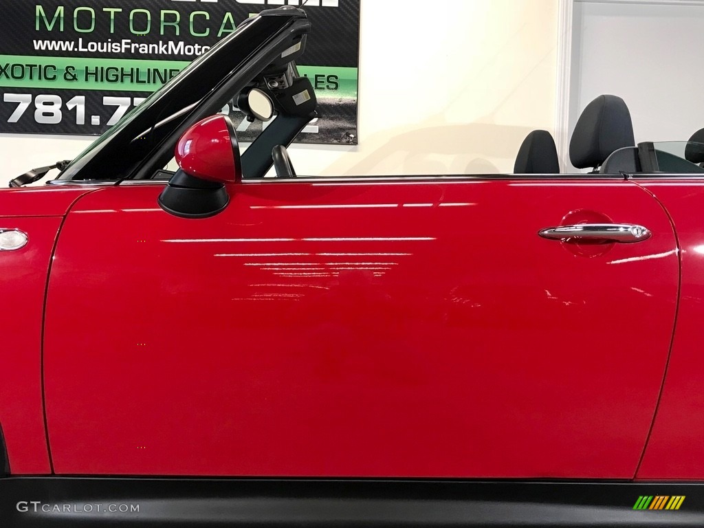 2007 Cooper S John Cooper Works Convertible - Chili Red / Grey/Carbon Black photo #32