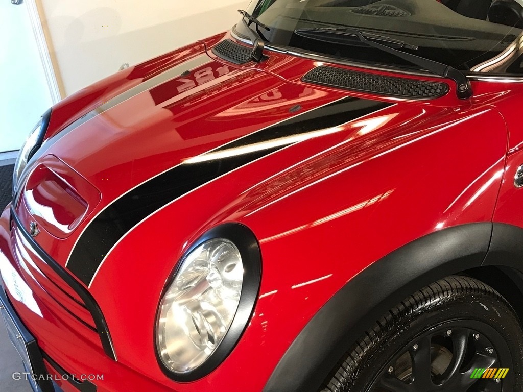 2007 Cooper S John Cooper Works Convertible - Chili Red / Grey/Carbon Black photo #36