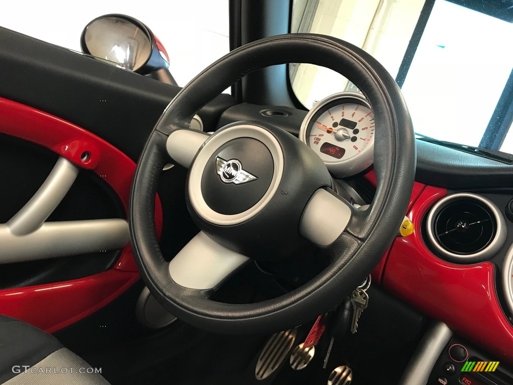 2007 Cooper S John Cooper Works Convertible - Chili Red / Grey/Carbon Black photo #45