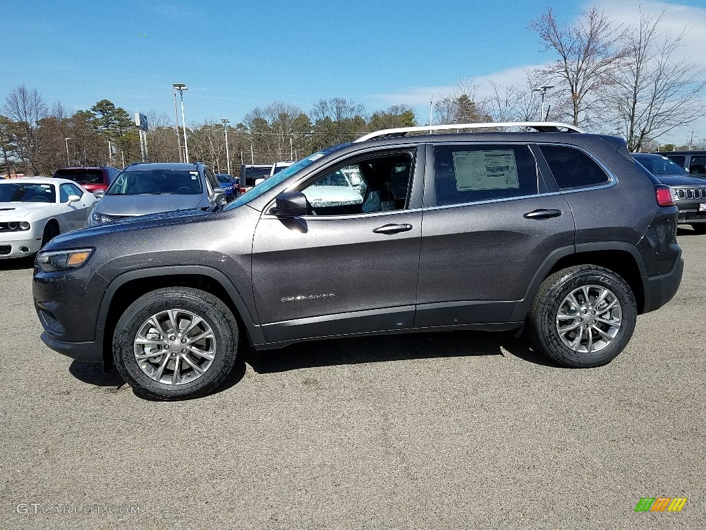 Granite Crystal Metallic 2019 Jeep Cherokee Latitude Plus 4x4 Exterior Photo #126102350