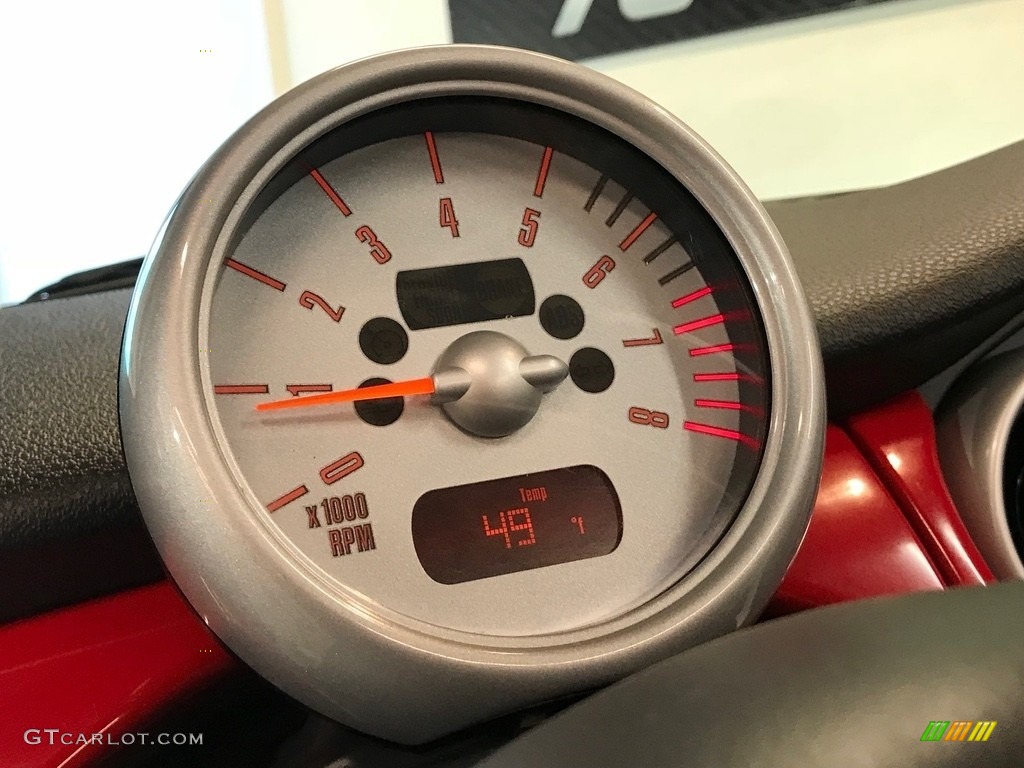 2007 Cooper S John Cooper Works Convertible - Chili Red / Grey/Carbon Black photo #50