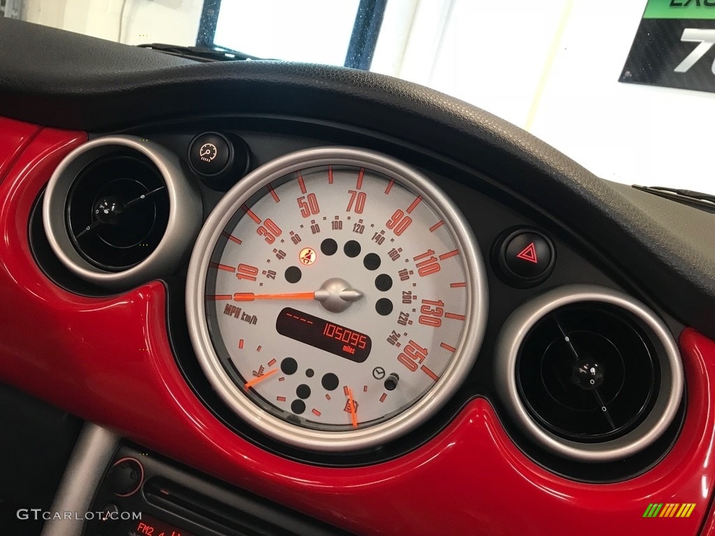 2007 Cooper S John Cooper Works Convertible - Chili Red / Grey/Carbon Black photo #51