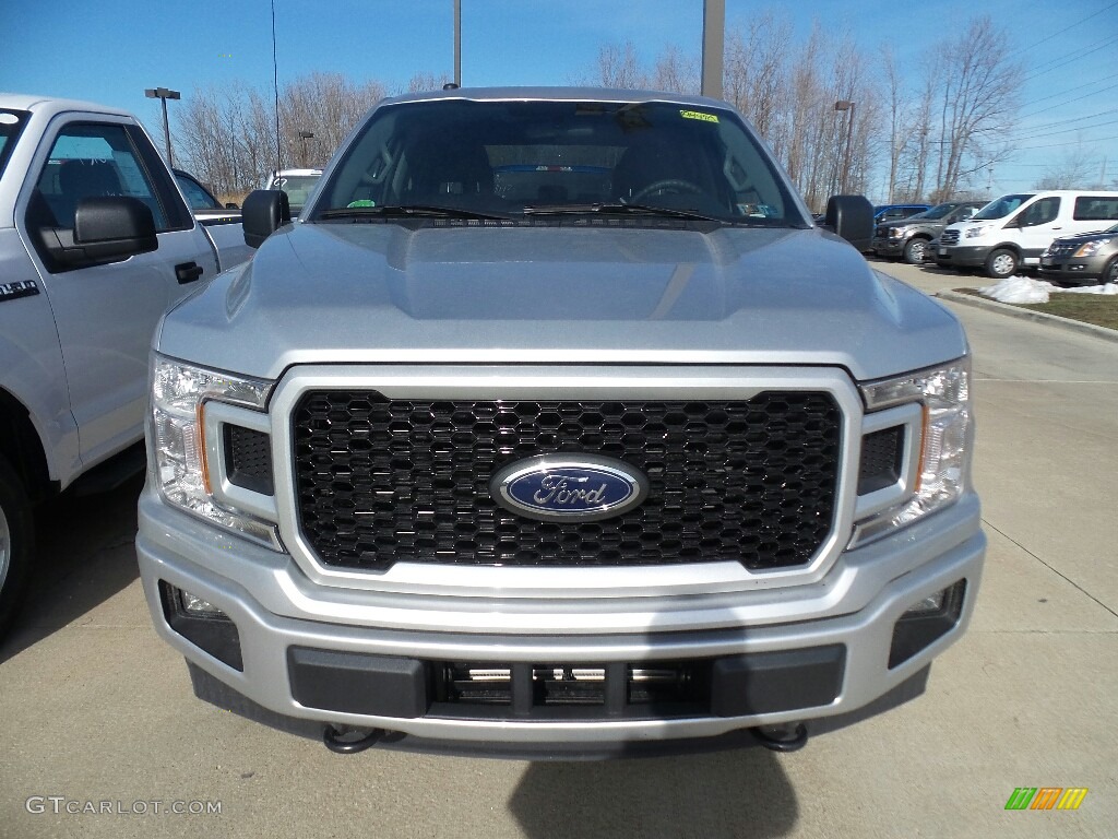 2018 F150 STX SuperCrew 4x4 - Ingot Silver / Earth Gray photo #2