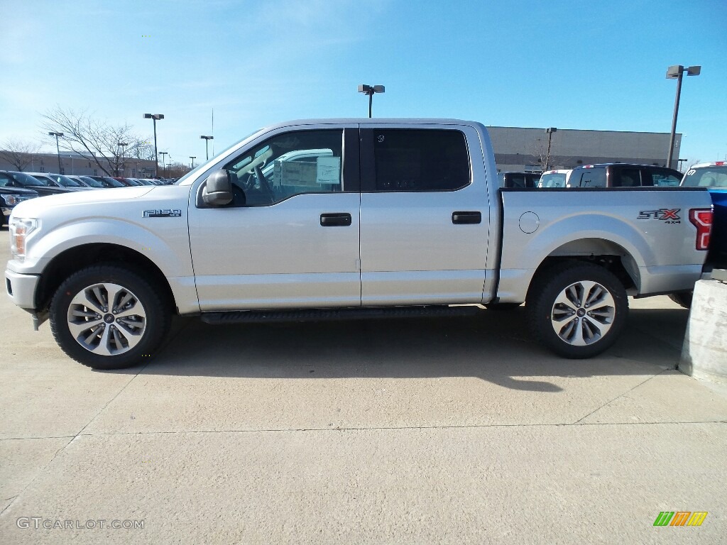 2018 F150 STX SuperCrew 4x4 - Ingot Silver / Earth Gray photo #3