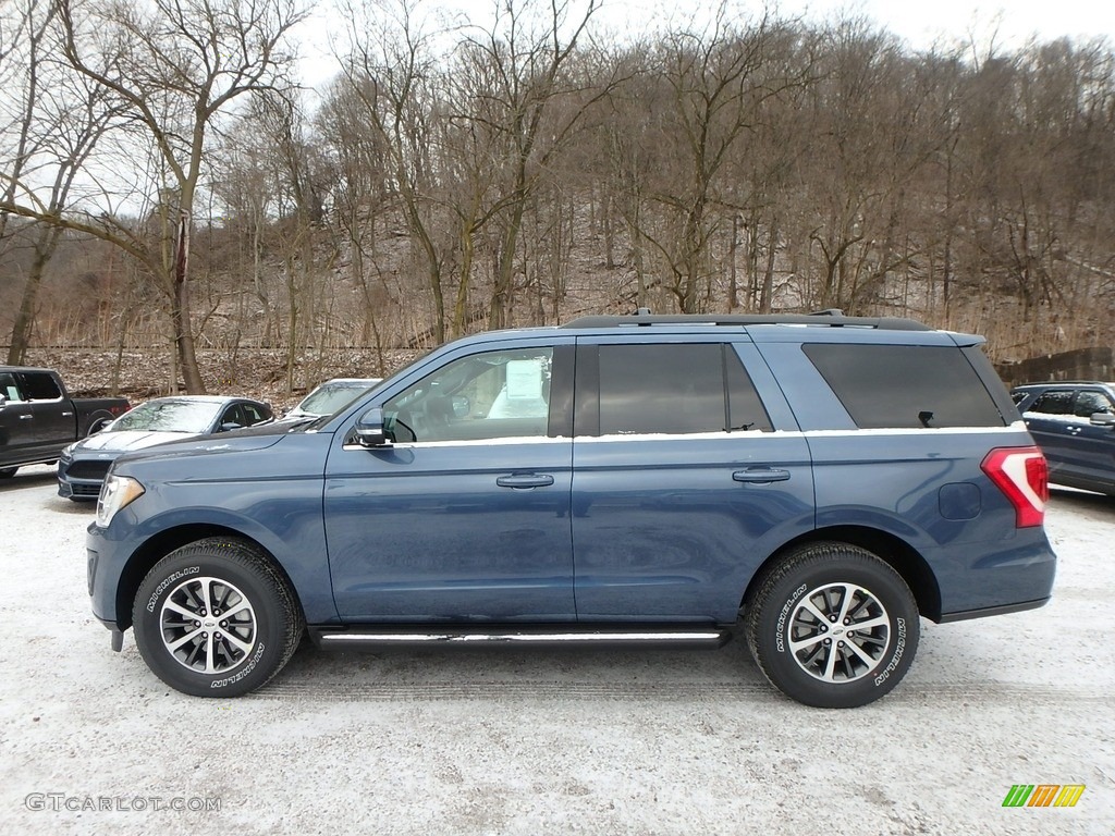 Blue 2018 Ford Expedition XLT 4x4 Exterior Photo #126103544