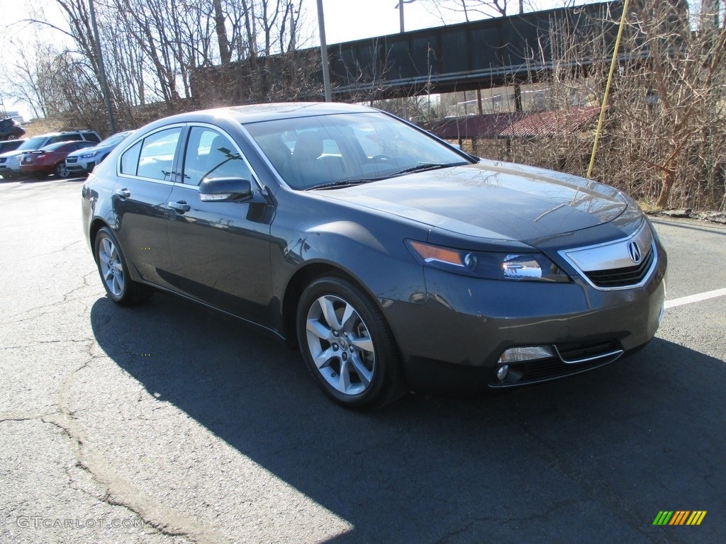 2012 TL 3.5 - Graphite Luster Metallic / Taupe photo #4