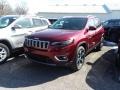 2019 Velvet Red Pearl Jeep Cherokee Limited 4x4  photo #1