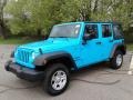 2017 Chief Blue Jeep Wrangler Unlimited Sport 4x4  photo #2