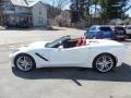 Arctic White 2019 Chevrolet Corvette Stingray Convertible Exterior