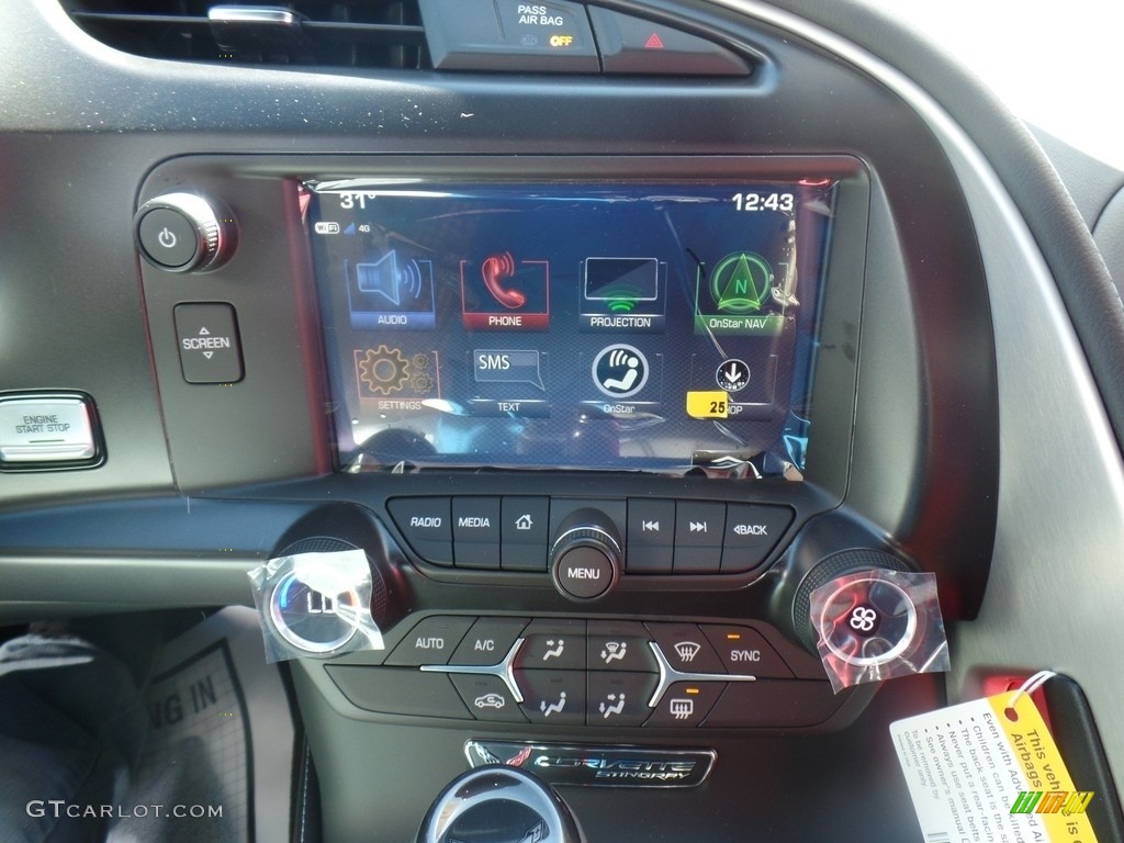 2019 Chevrolet Corvette Stingray Convertible Controls Photo #126105662