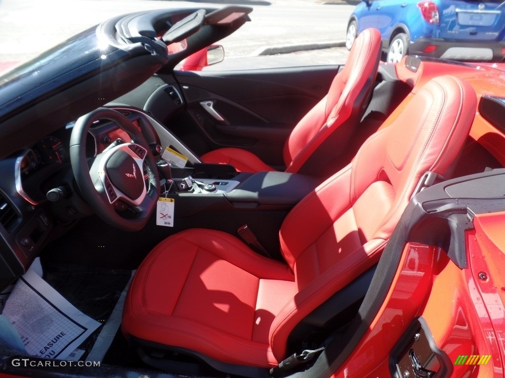 2019 Chevrolet Corvette Stingray Convertible Front Seat Photo #126106508