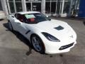 Arctic White 2019 Chevrolet Corvette Stingray Coupe Exterior