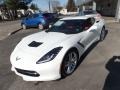 Arctic White 2019 Chevrolet Corvette Stingray Coupe Exterior