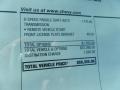 2019 Chevrolet Corvette Stingray Coupe Window Sticker
