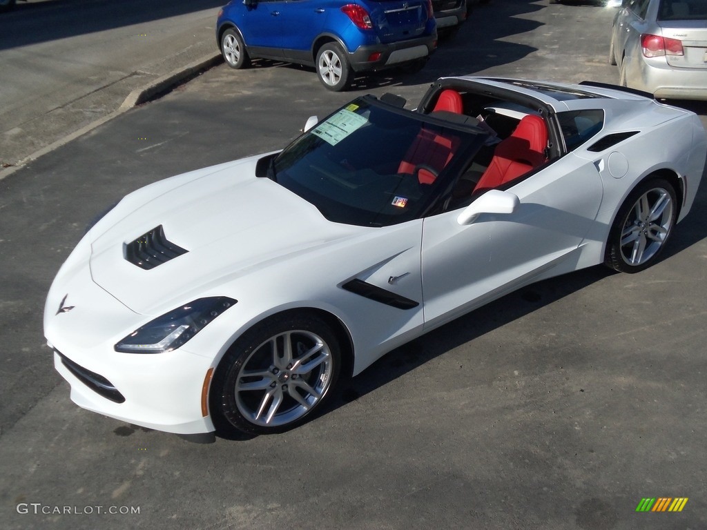 Arctic White 2019 Chevrolet Corvette Stingray Coupe Exterior Photo #126109610