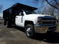 Summit White 2018 Chevrolet Silverado 3500HD Work Truck Regular Cab 4x4 Dump Truck