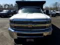 Summit White - Silverado 3500HD Work Truck Regular Cab 4x4 Dump Truck Photo No. 2