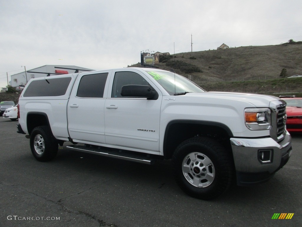 2015 Sierra 2500HD SLE Crew Cab 4x4 - Summit White / Jet Black photo #1