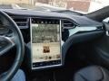 2015 Tesla Model S Black Interior Navigation Photo