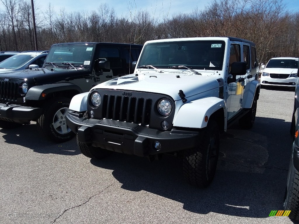 2018 Wrangler Unlimited Sport 4x4 - Bright White / Black photo #1