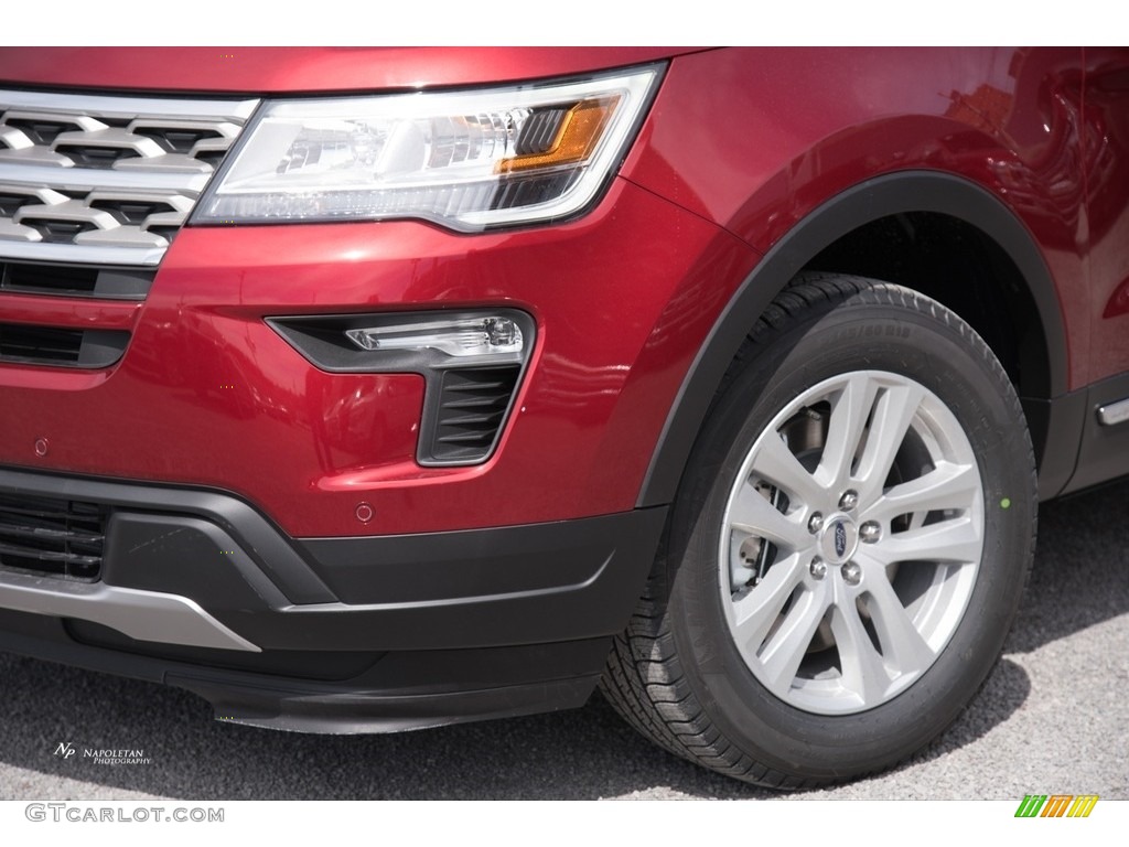 2018 Explorer XLT 4WD - Ruby Red / Ebony Black photo #2