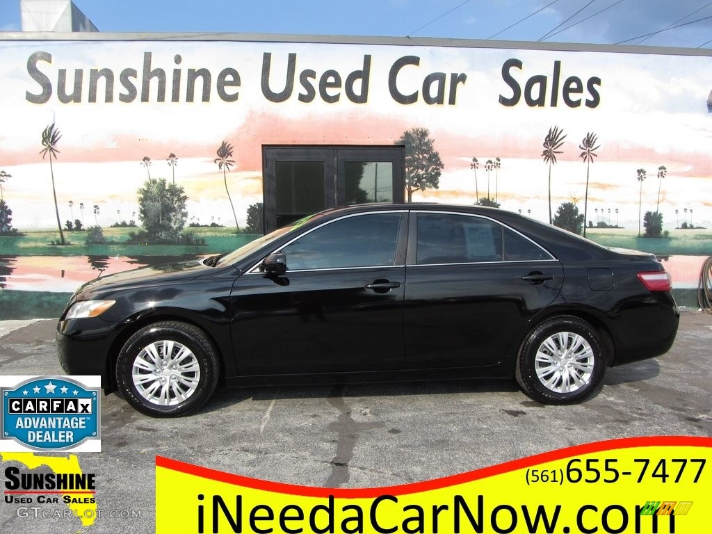 2007 Camry CE - Black / Ash photo #1