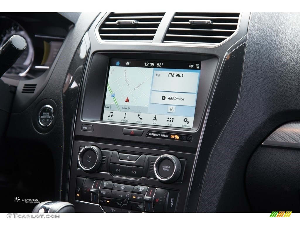 2018 Explorer XLT 4WD - Blue Metallic / Ebony Black photo #14