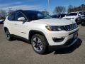 Pearl White Tri–Coat 2018 Jeep Compass Limited 4x4
