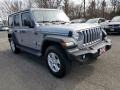 2018 Billet Silver Metallic Jeep Wrangler Unlimited Sport 4x4  photo #1