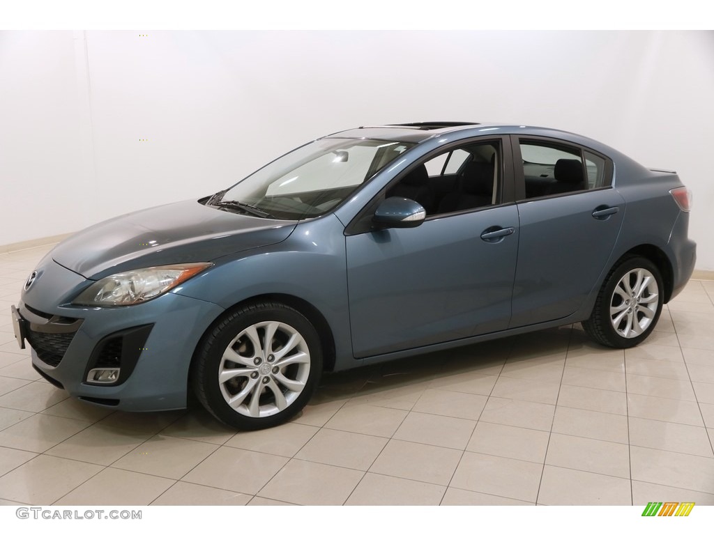 2010 MAZDA3 s Sport 4 Door - Gunmetal Blue Mica / Black photo #3